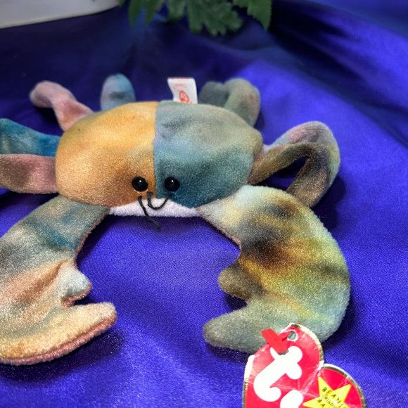 NWT & VTG📌 Ty Beanie Baby 1996  Claude the Crab &  Puffer the Penguin 1997 - Picture 3 of 16